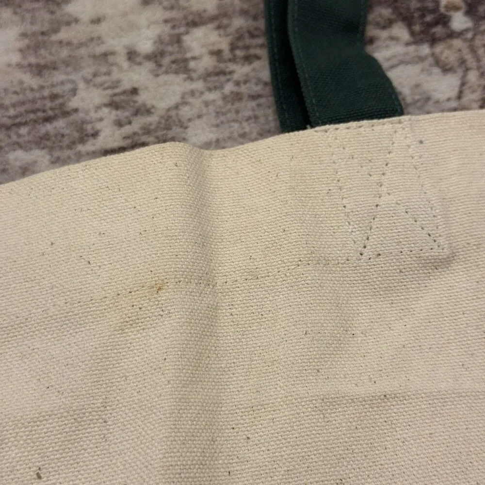 Polo Ralph Lauren Waterkeeper Alliance Organic Cotton Canvas Tote Bag Horse Logo